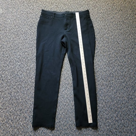 Chico's Black Stretch Dress Pants Size 10 - Picture 2 of 14
